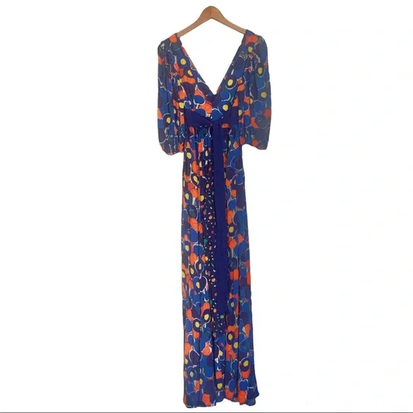 Staud Affogato Dress/ Fruit Maxi